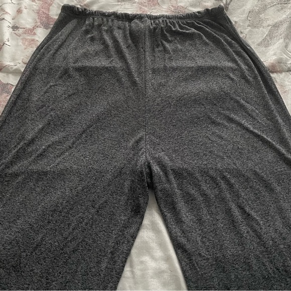 Also Known As Grey super soft pull on wide leg Atleasure drawstring pants siz L - Picture 4 of 10